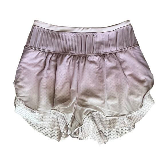Free People Movement FP Rise With The Sun Purple Ombre Layered Mesh Shorts Sz XS - Picture 2 of 13